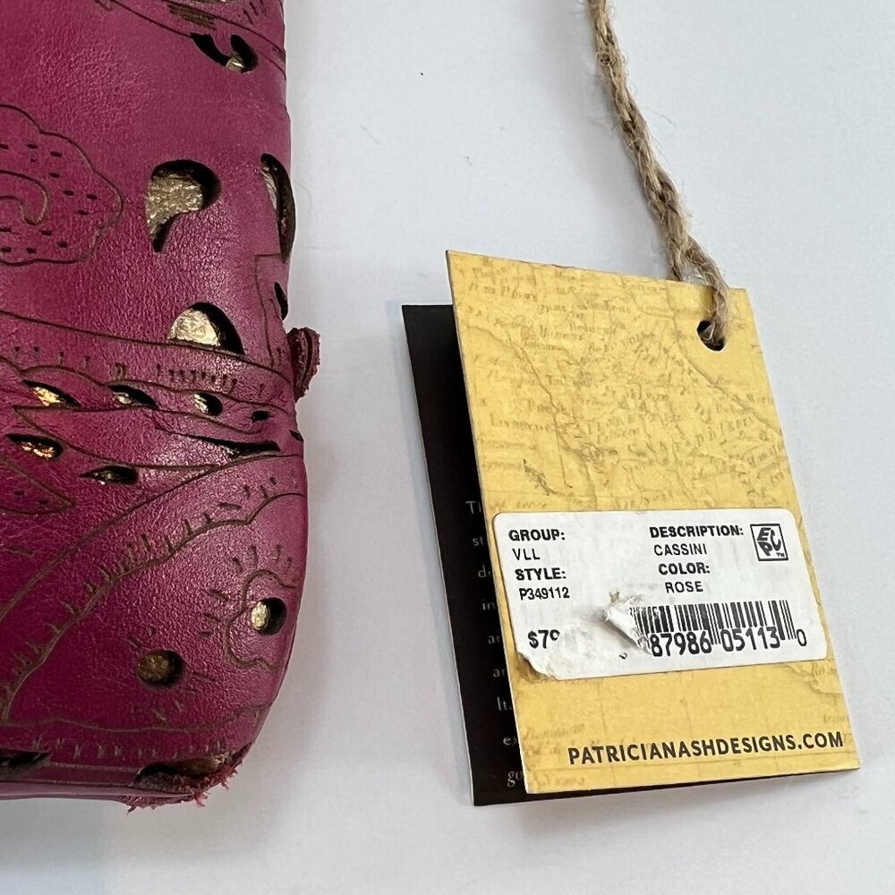 NWT Patricia Nash Cassini Leather Wristlet Clutch - Picture 4 of 14